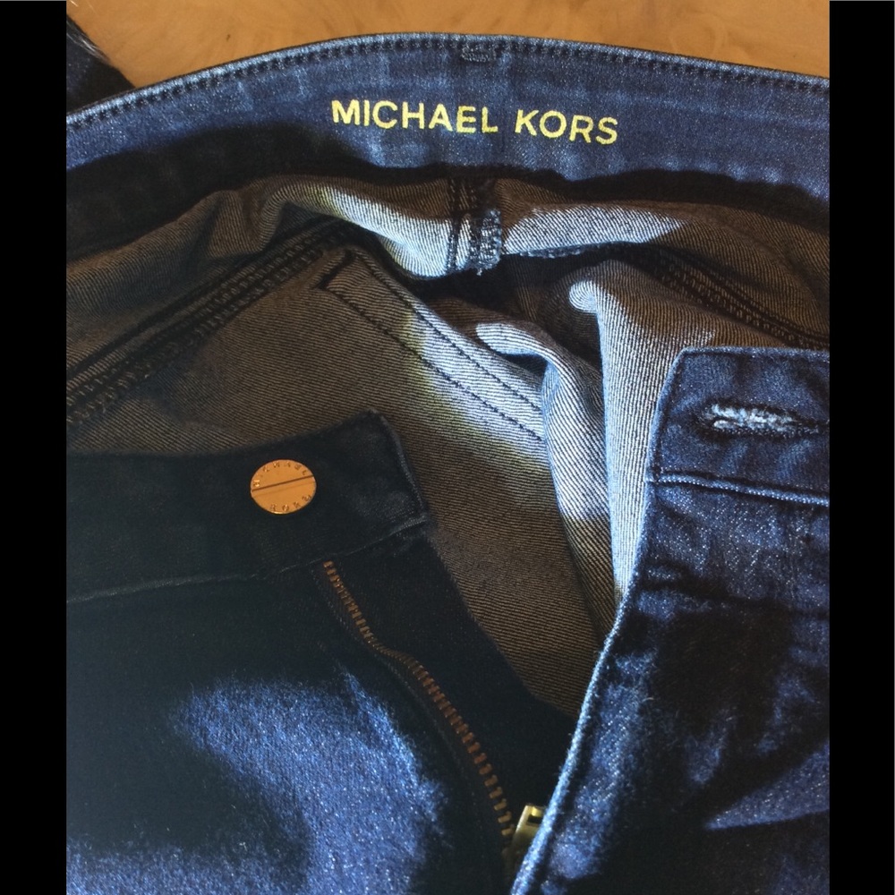 Michael Kors dark wash skinny size 12